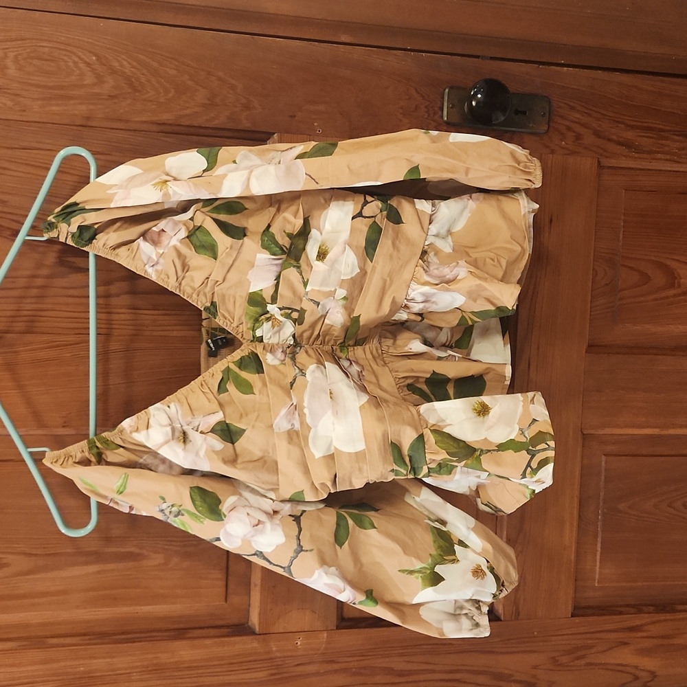 DONATION SALE, BOGO FREE Express floral retro top